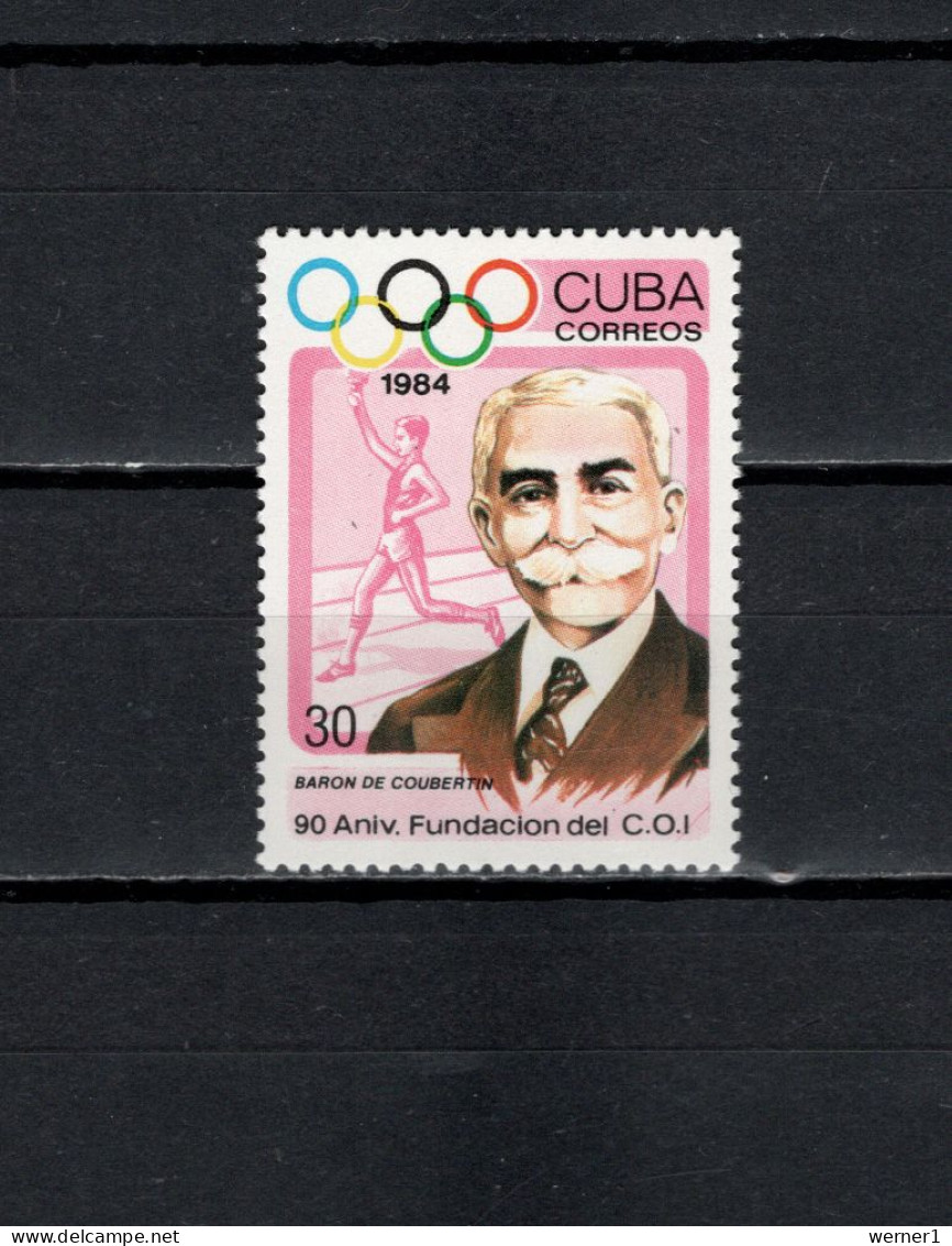 Cuba 1984 Olympic Games Los Angeles, Stamp MNH - Ete 1984: Los Angeles