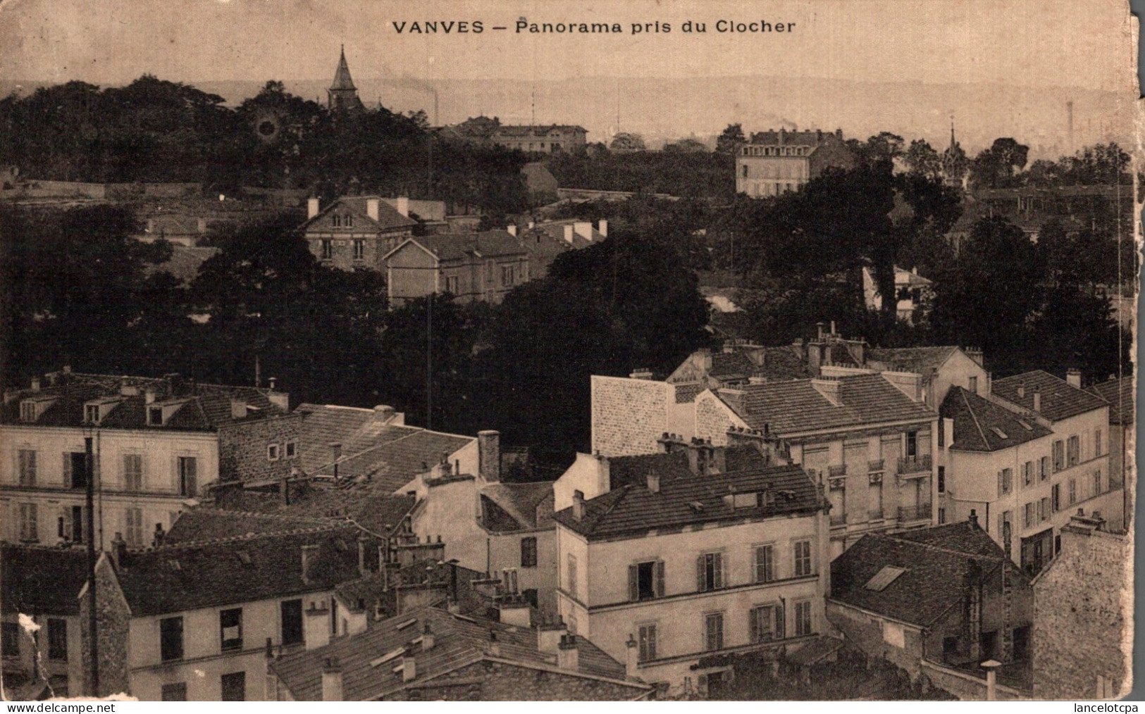 92 - VANVES / PANORAMA PRIS DU CLOCHER - Vanves