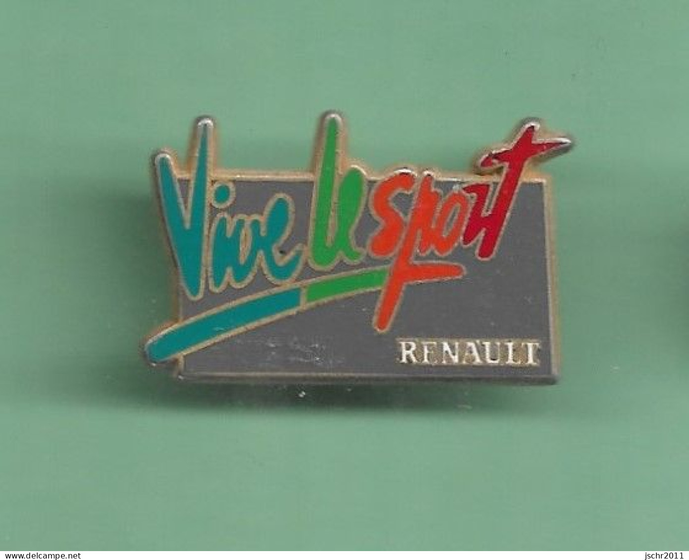 Pin's *** VOITURE  - RENAULT VIVI LE SPORT *** Signe Arthus BERTRAND *** WW04 - Arthus Bertrand