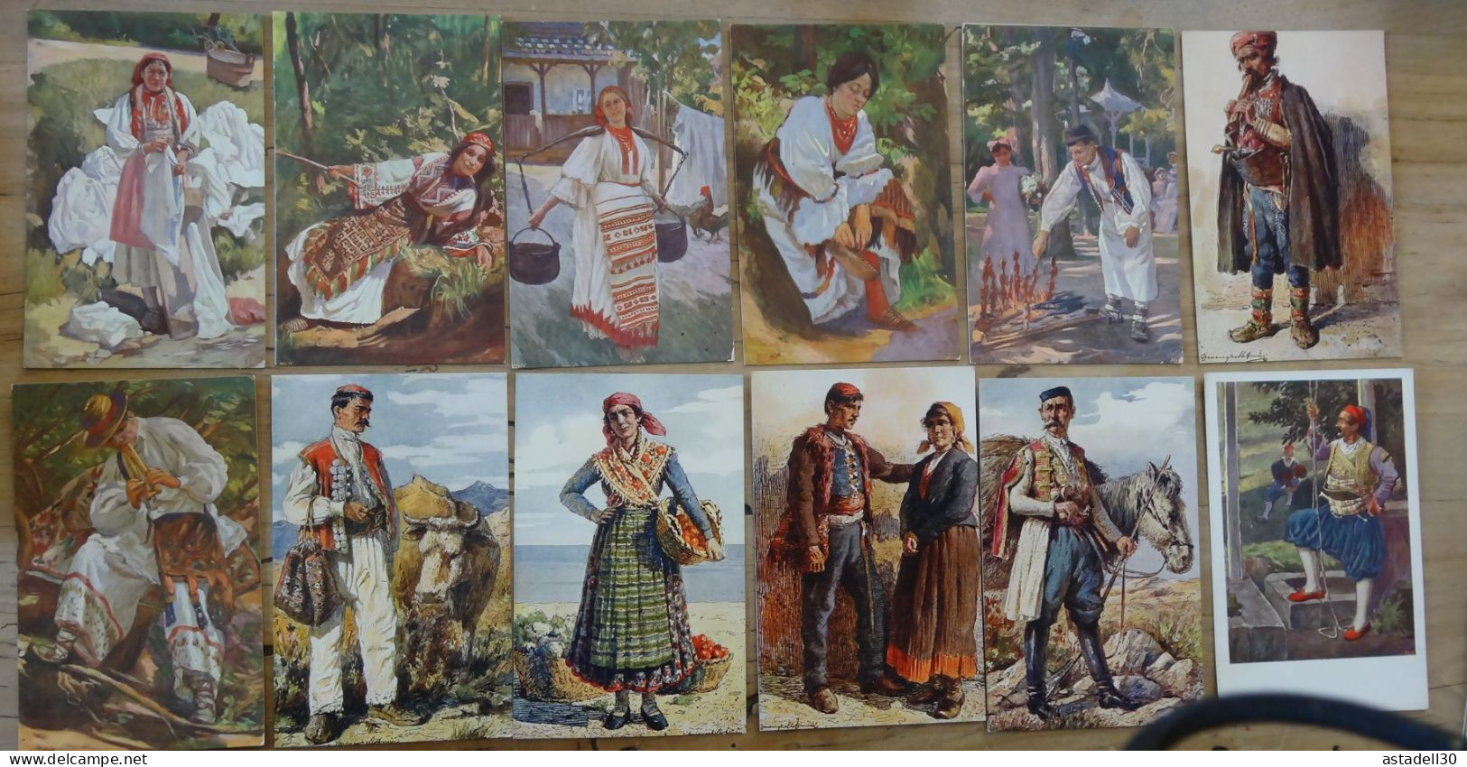 CROATIE, Costumes Yougoslaves, Dalmatie  ................18702 - Croatia
