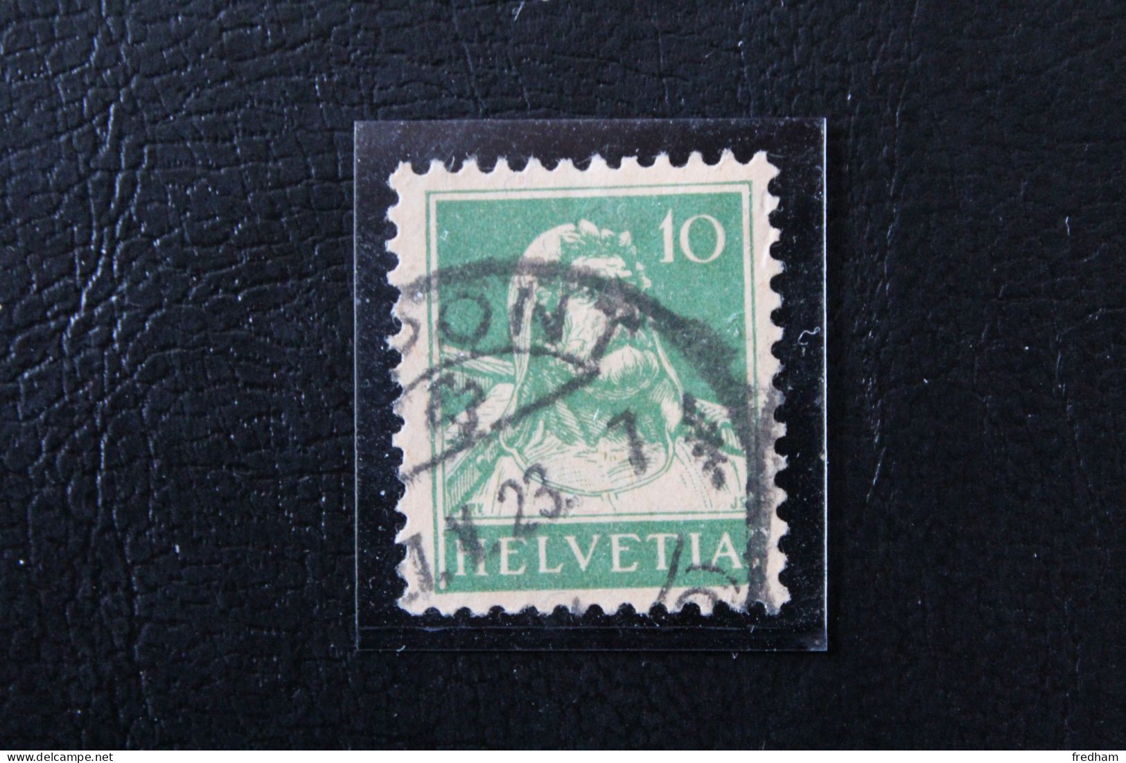 1923 SUISSE TP Y&T NO CH 161 10ct G.TELL  OBLITERATION LE PONT - Oblitérés