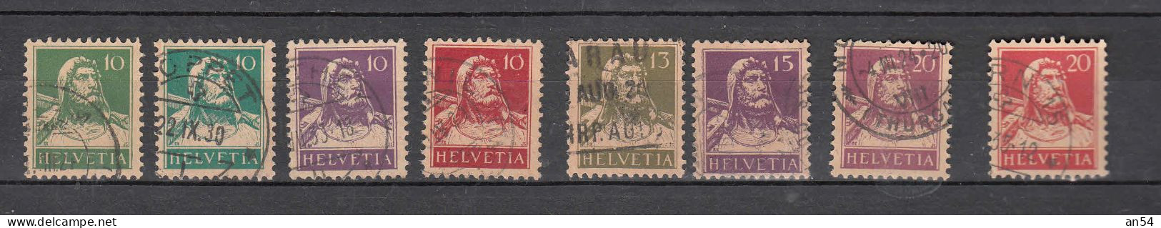 1910  LOT   OBLITERES       CATALOGUE SBK - Used Stamps