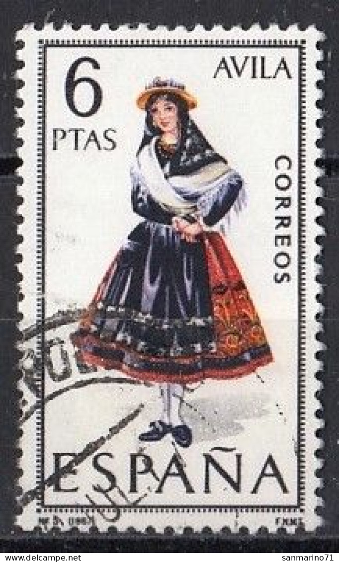 SPAIN 1689,used,hinged - Costumi