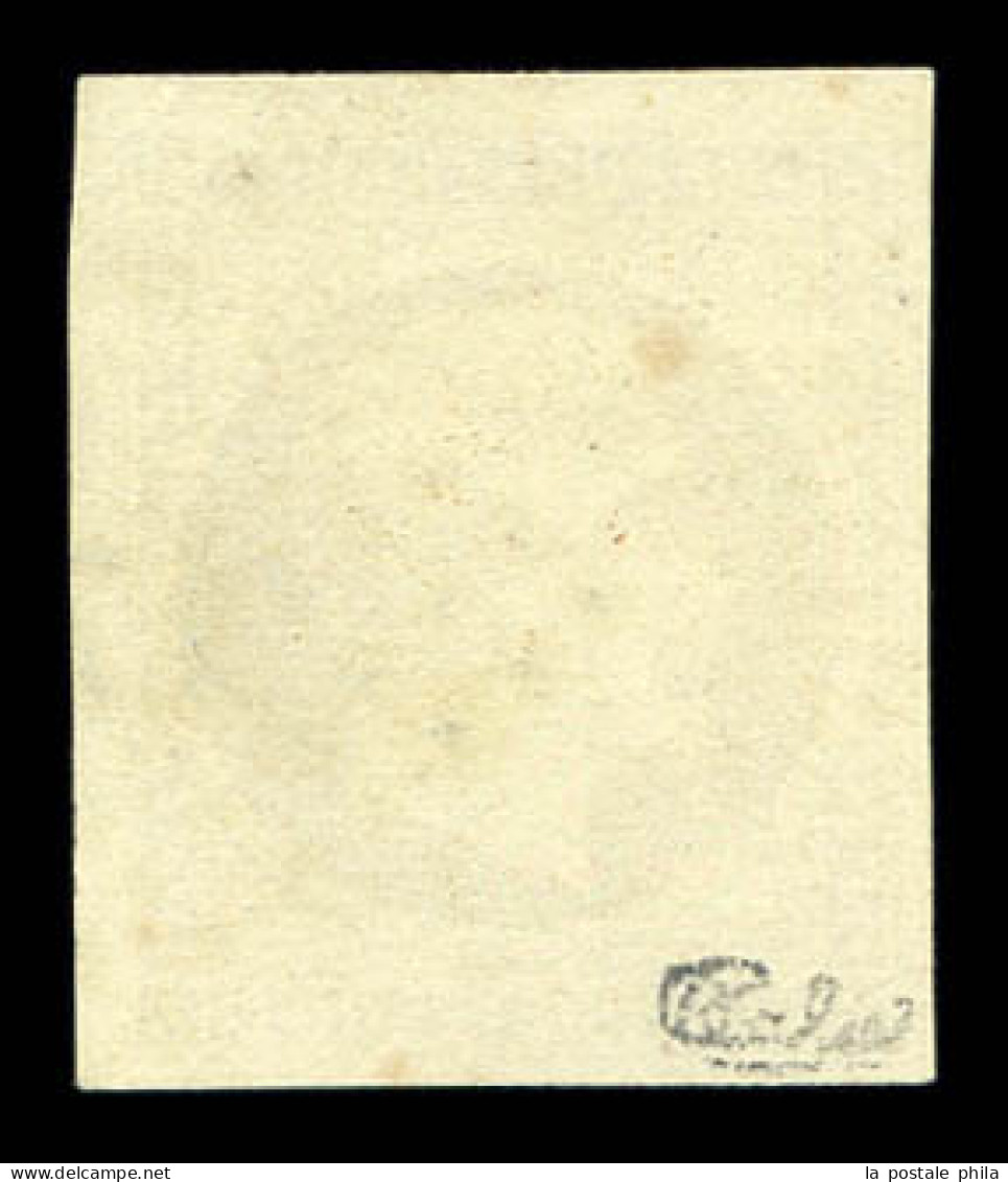 O N°9, 10c Bistre-jaune, Belles Marges Et Oblitération Légère. TTB (signé Calves/certificat)  Qualité: Oblitéré - 1852 Luis-Napoléon
