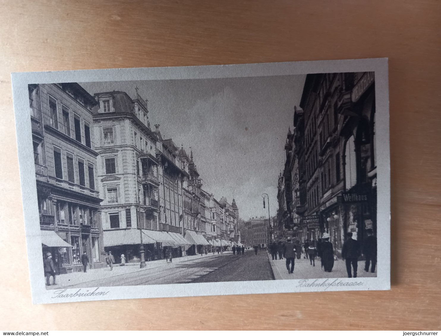 Saarbrücken - Bahnhofstraße Um 1920 - Belebt - Saarbrücken