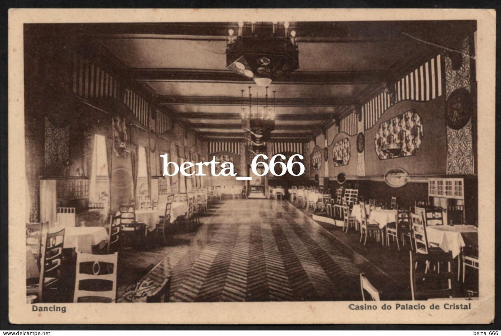 Porto * Palácio De Cristal * Interior Do Casino * Dancing * 1928 - Porto