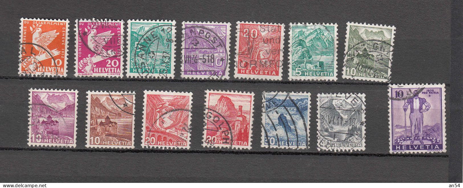 1932   LOT     OBLITERES       CATALOGUE SBK - Used Stamps
