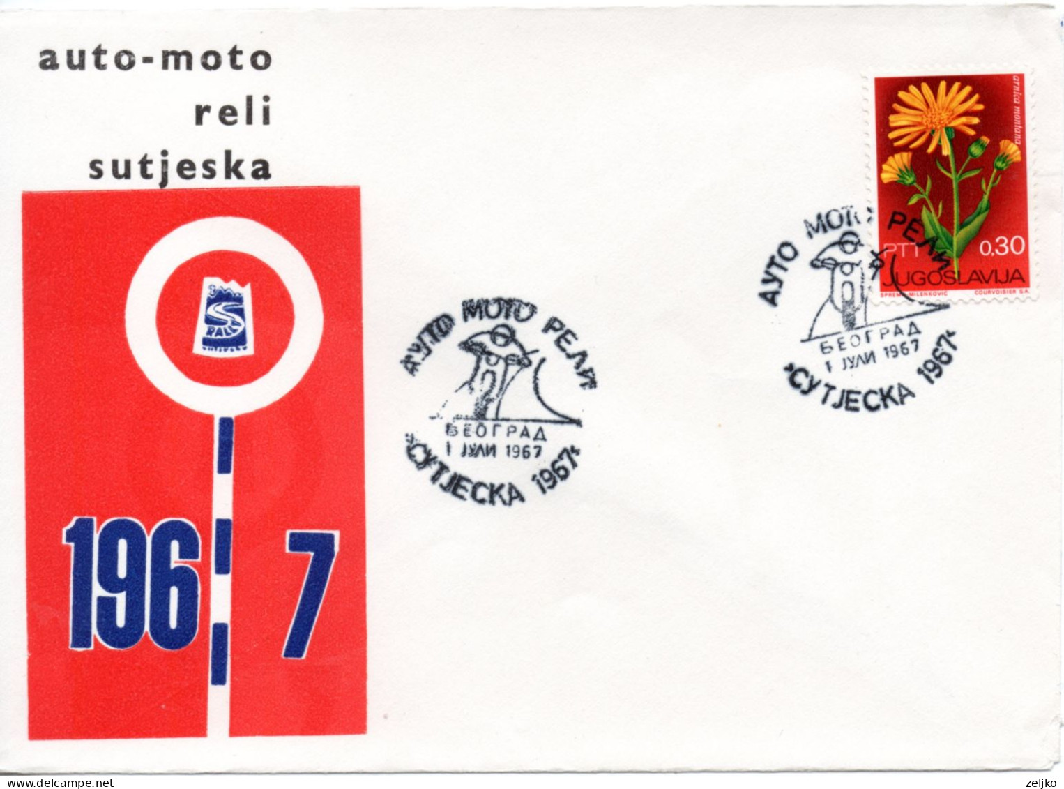 Yugoslavia, Auto Motto Rally Sutjeska 1967, Cancel Belgrade - Motorräder