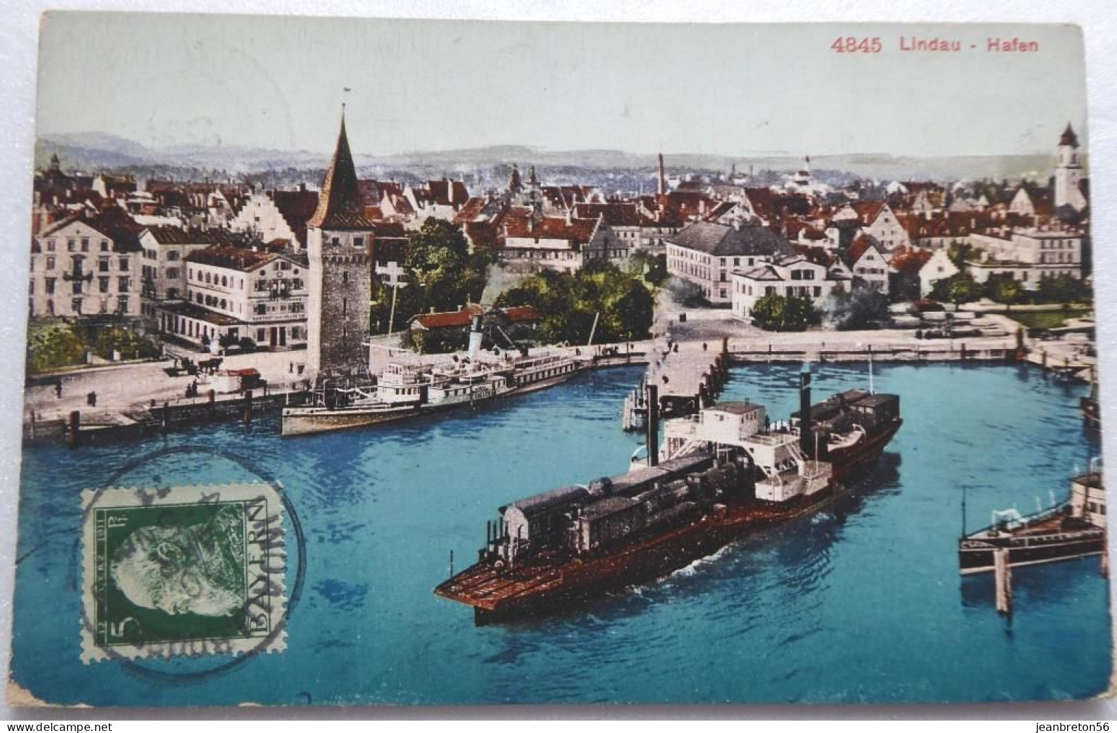 Lindau - Hafen - CPA  Colorisée 1911 - Lindau A. Bodensee