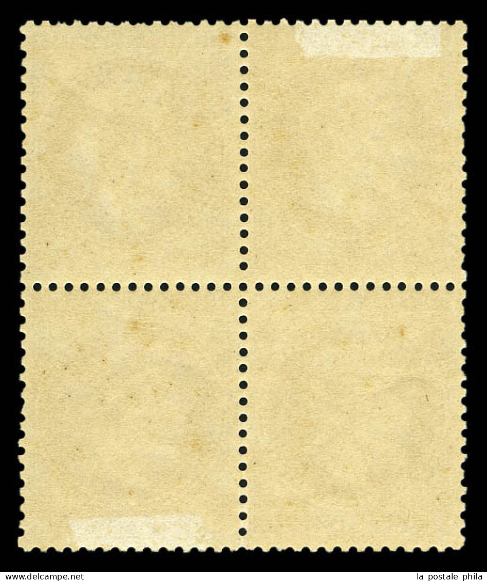 ** N°28B, 10c Bistre Type II En Bloc De Quatre (2ex*), Bon Centrage Et Grande Fraîcheur (certificat)  Qualité: ** - 1863-1870 Napoléon III Lauré