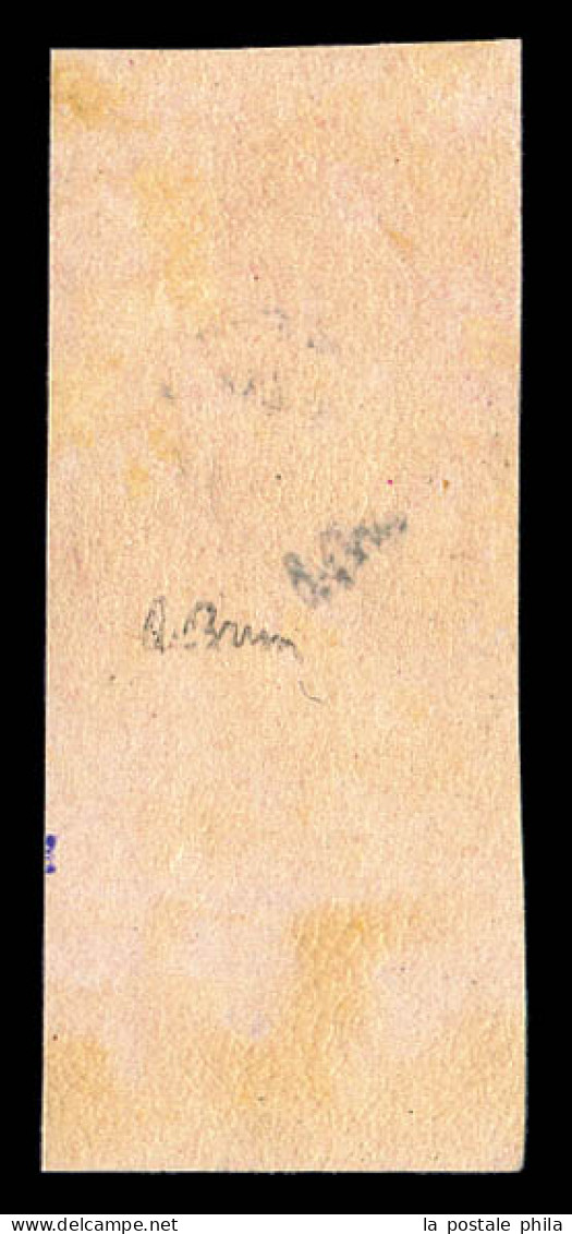 * N°49, 80c Rose, Grand Bord De Feuille Avec Voisin. SUPERBE (signé Brun/certificat)  Qualité: * - 1870 Ausgabe Bordeaux