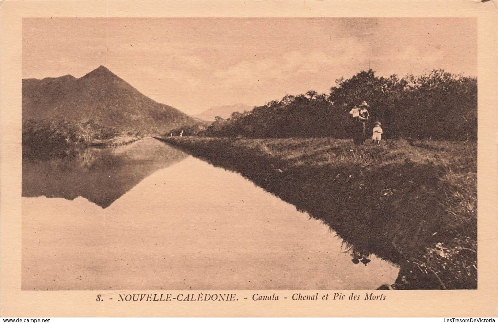 NOUVELLE CALEDONIE - Canala - Chenal Et Pic Des Morts - Carte Postale Ancienne - Nieuw-Caledonië