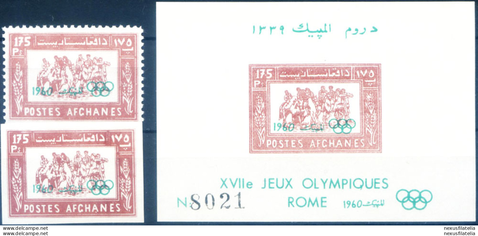 Sport. Olimpiadi Roma 1960. - Afghanistan