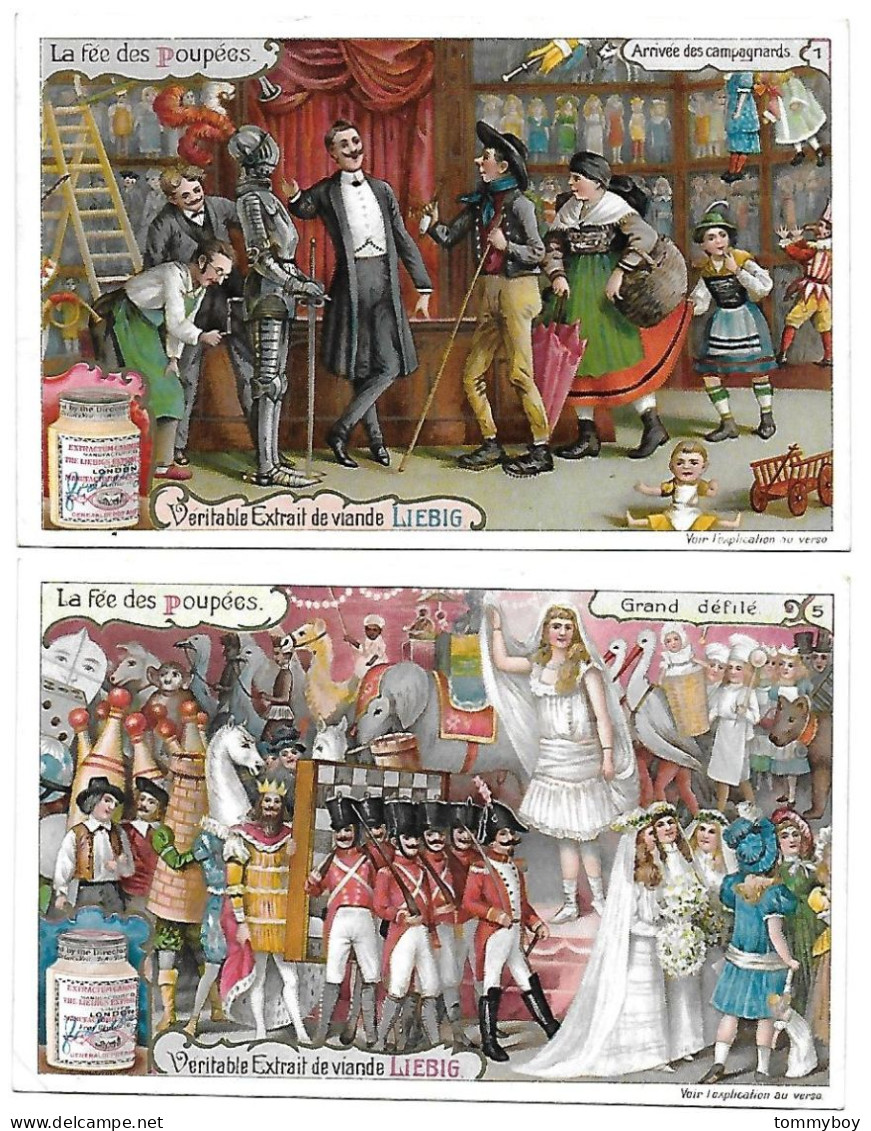 S 892, Liebig 6 Cards, La Fée Des Poupées (ref B24) - Liebig