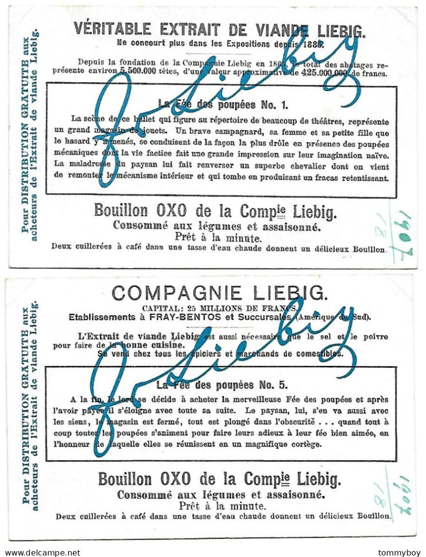 S 892, Liebig 6 Cards, La Fée Des Poupées (ref B24) - Liebig