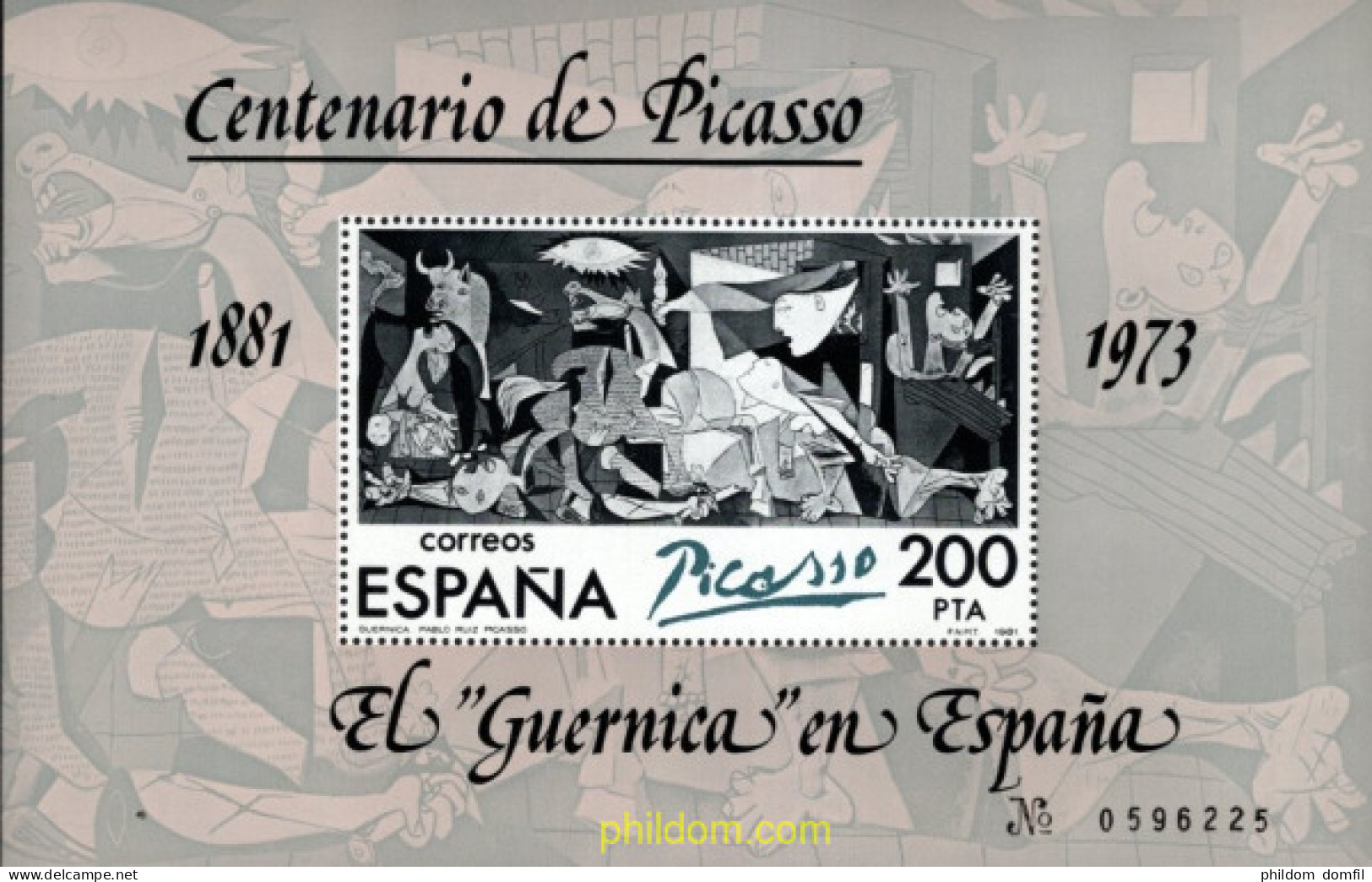 729900 MNH ESPAÑA 1981 EL GUERNICA EN ESPAÑA - Unused Stamps