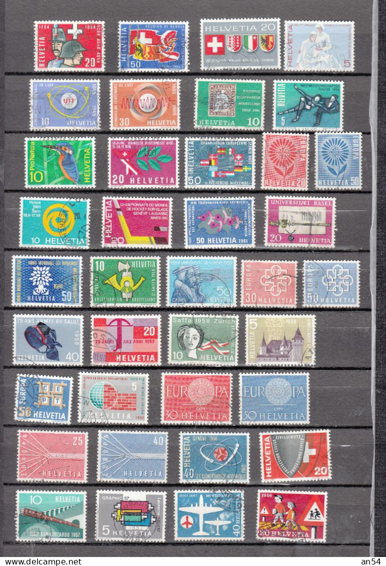 1960    LOT     OBLITERES       CATALOGUE SBK - Used Stamps