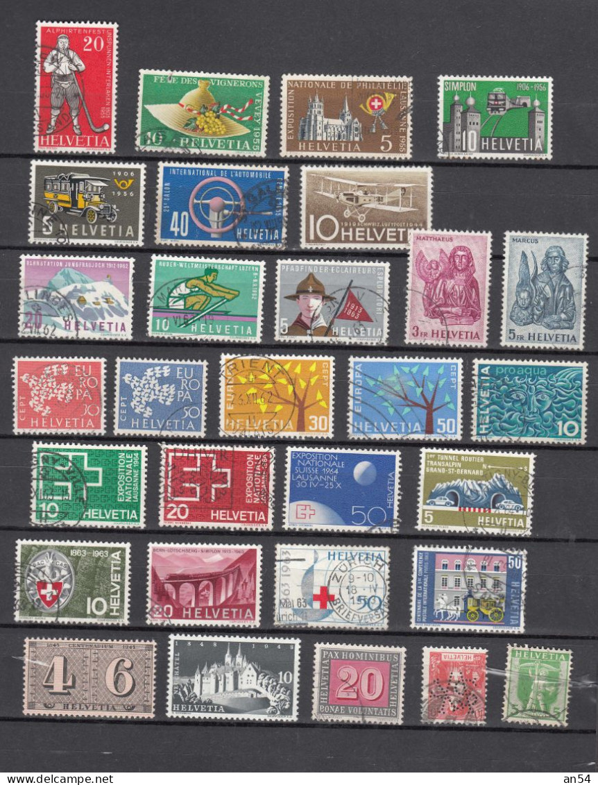 1960    LOT     OBLITERES       CATALOGUE SBK - Used Stamps