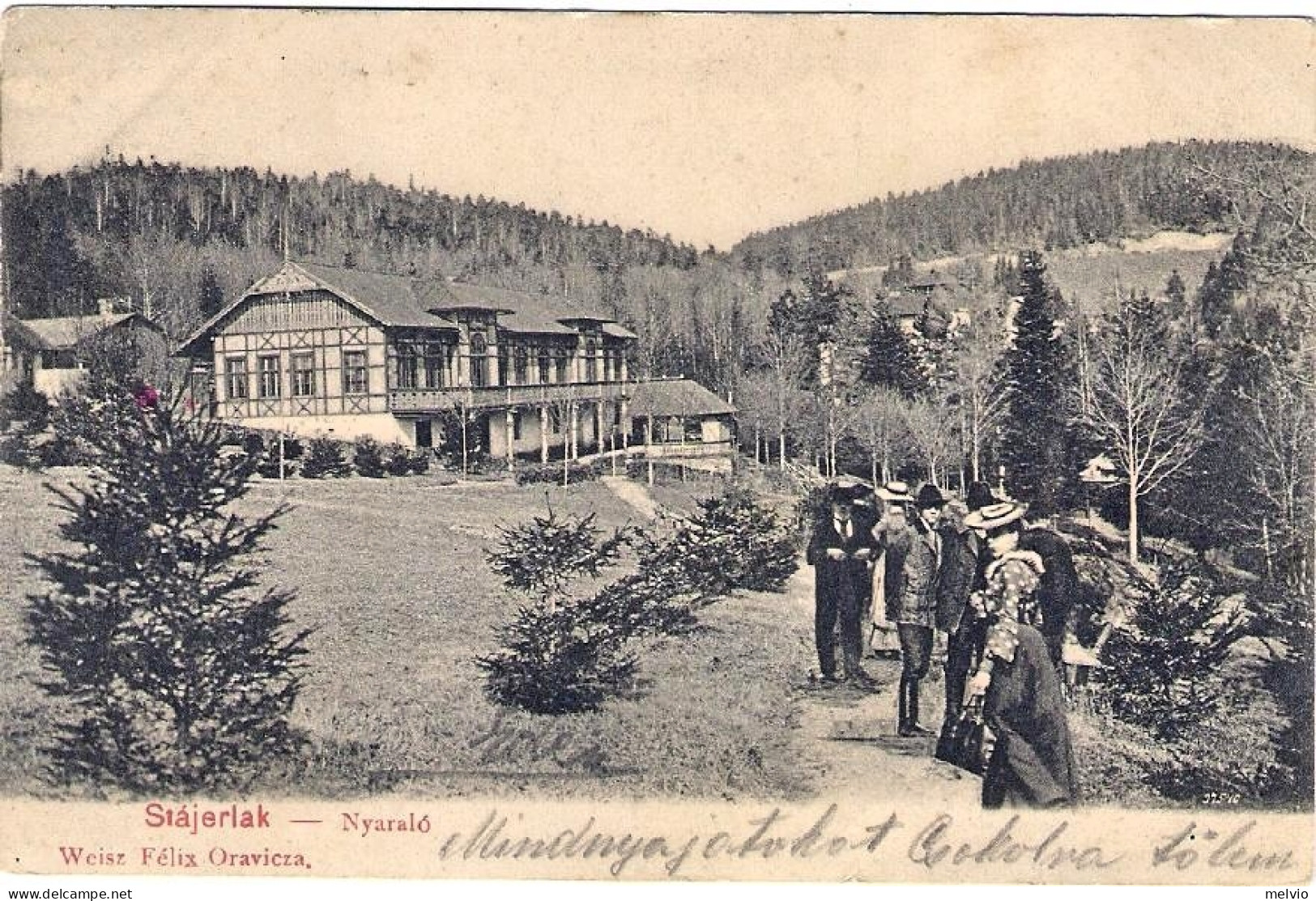 1905-Ungheria Cartolina "Stajerlak Nyaralo" Viaggiata - Hungary