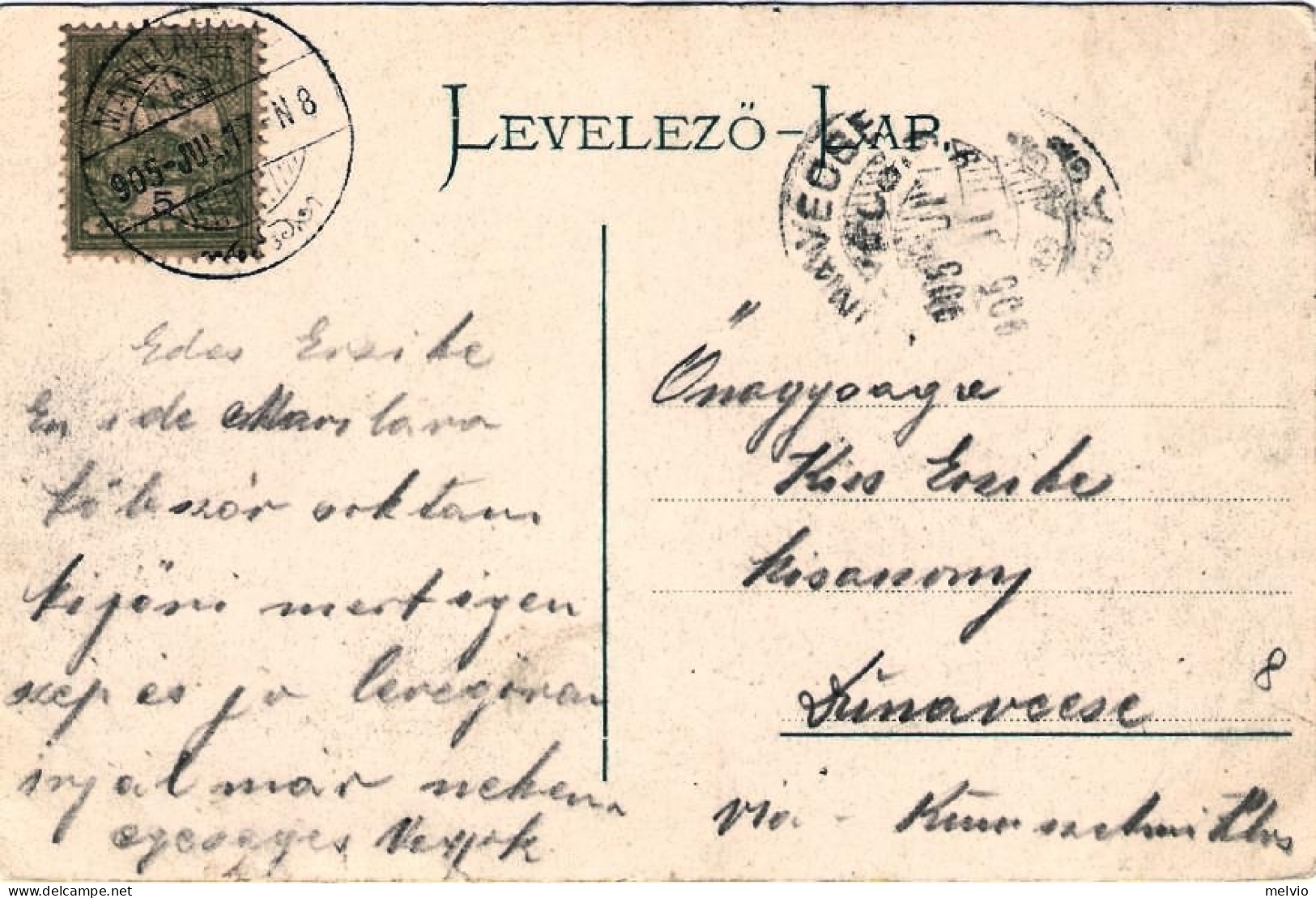 1905-Ungheria Cartolina "Stajerlak Nyaralo" Viaggiata - Hungary