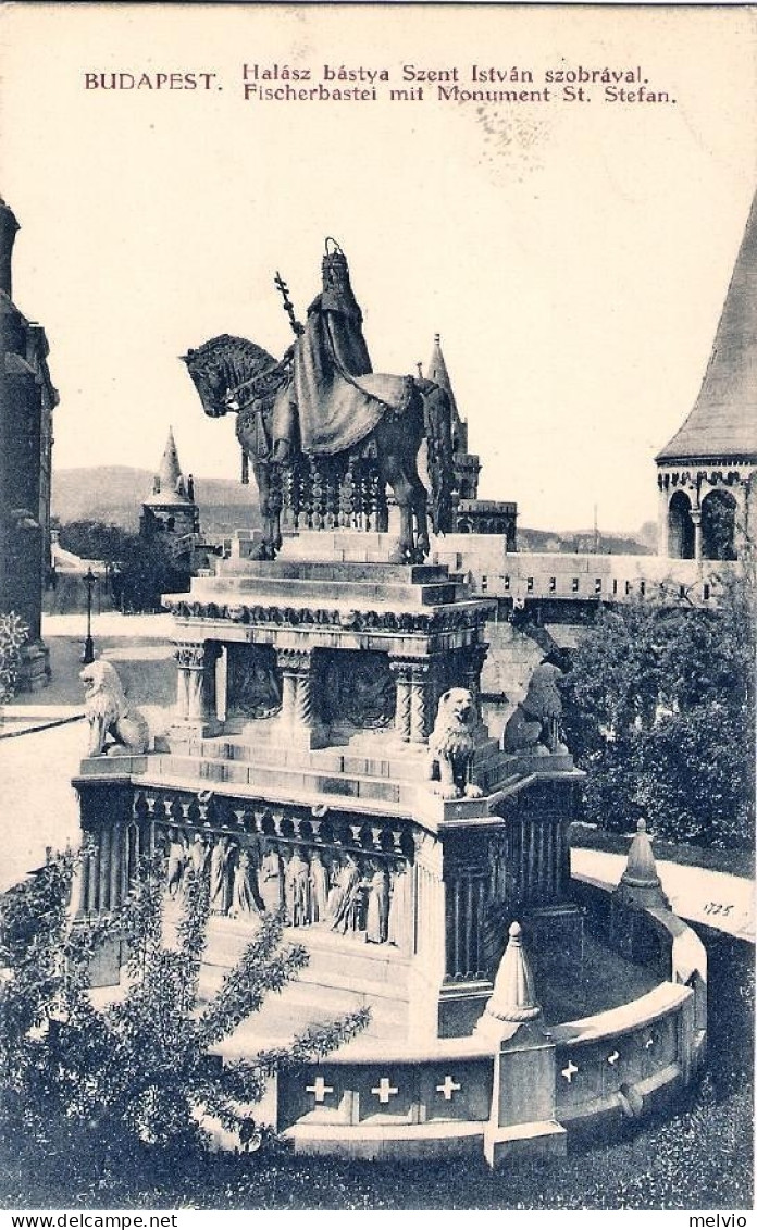1930circa-Ungheria "Budapest Monumento A Santo Stefano" - Hungría