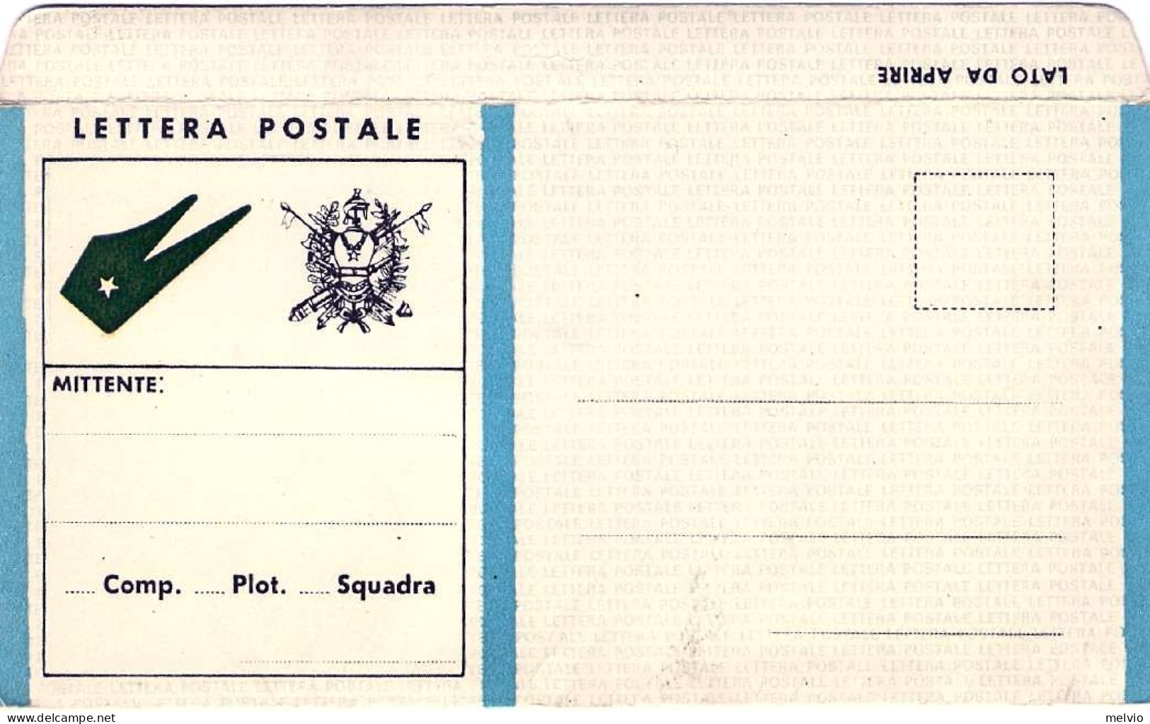 1950circa-lettera Postale "il Giuramento"nuova - Advertising