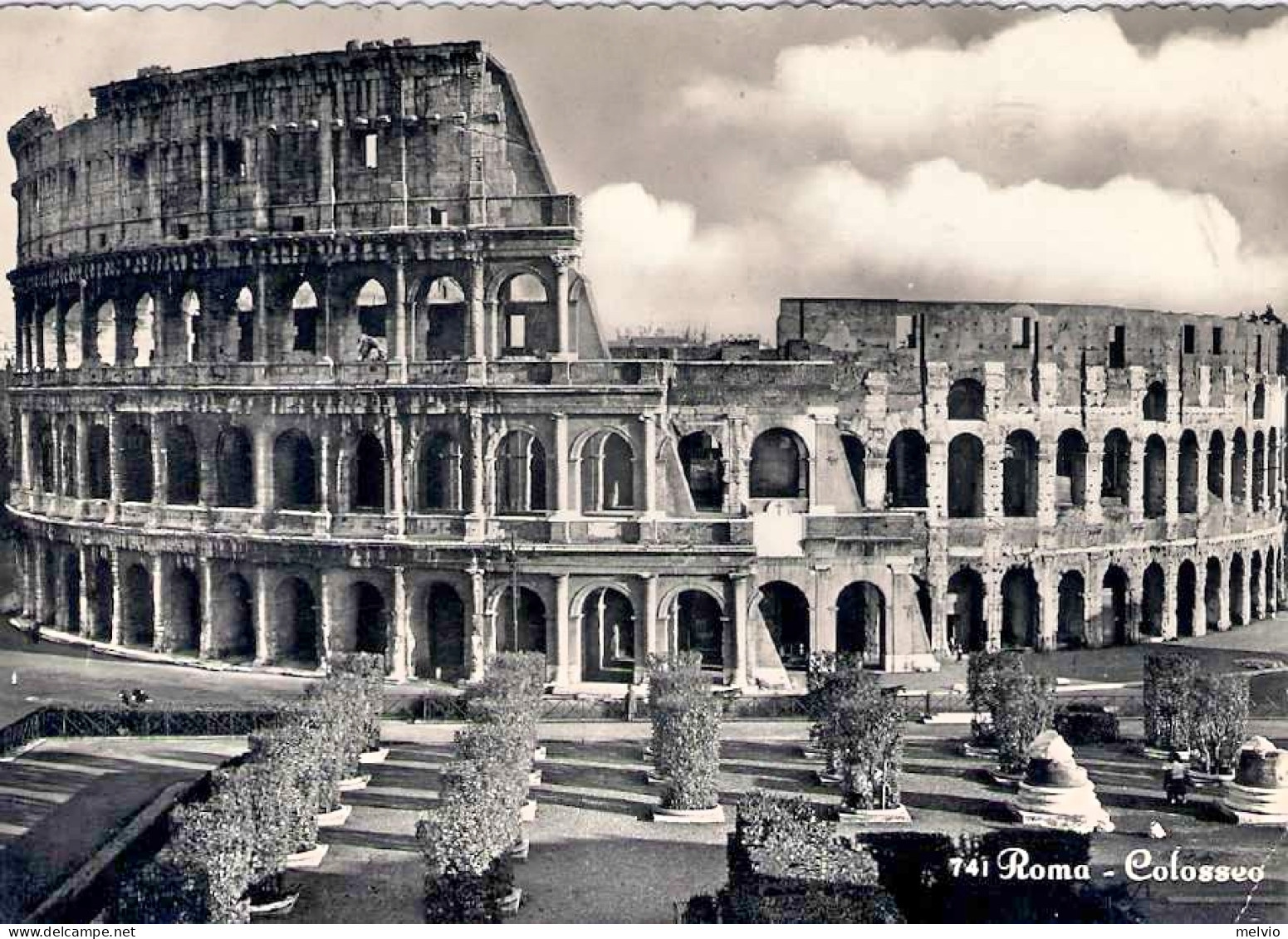 1960-cartolina Foto "Roma-colosseo"affrancata L.15 Olimpiade Di Roma Con Angolo  - Other & Unclassified