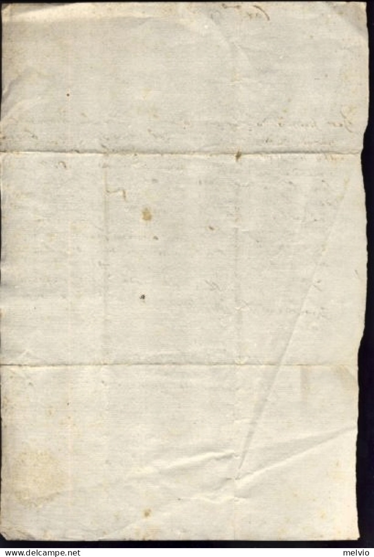 1758-Fenili 11 Ottobre Lettera Di Luigi Arici Al Fratello (Francesco Antonio Ari - Documents Historiques