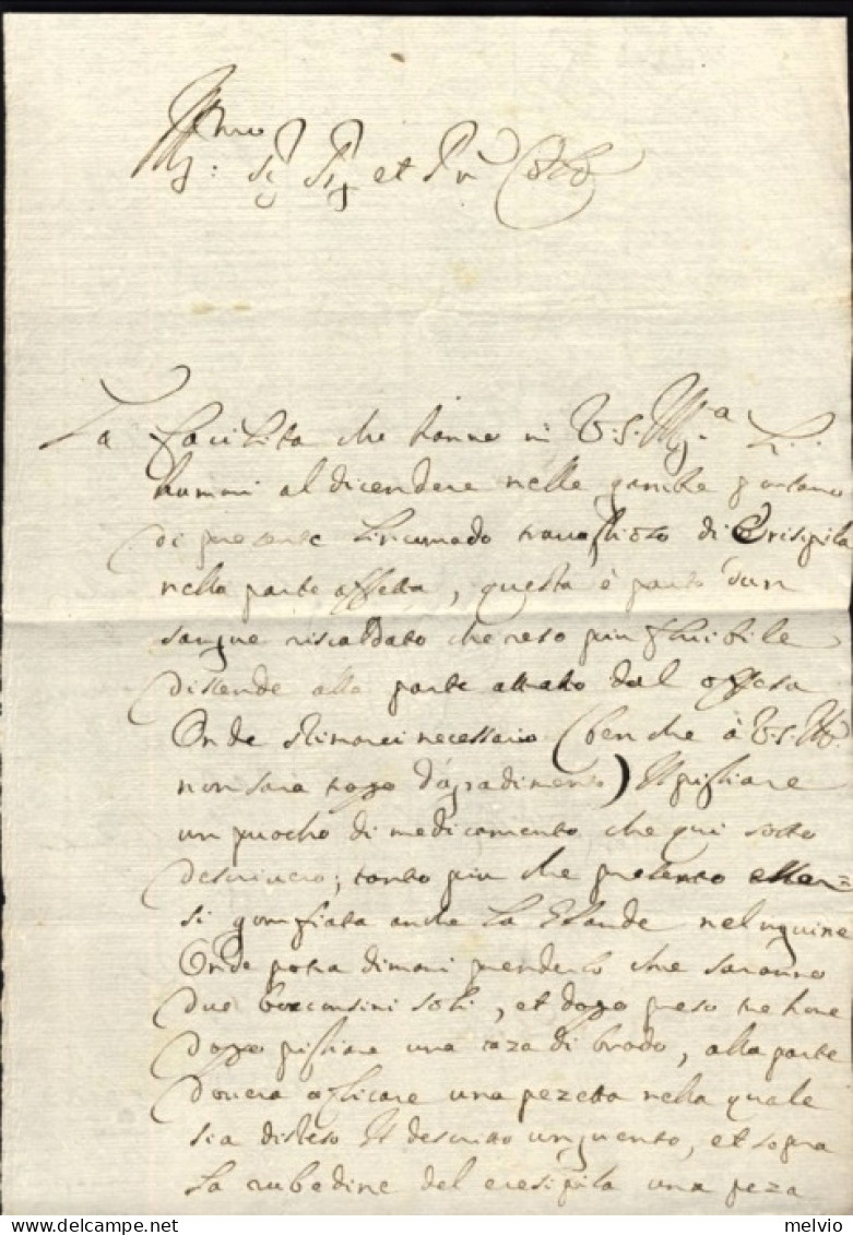 1694-Brescia 30 Settembre Lettera Di Costantino Roncalli - Documents Historiques