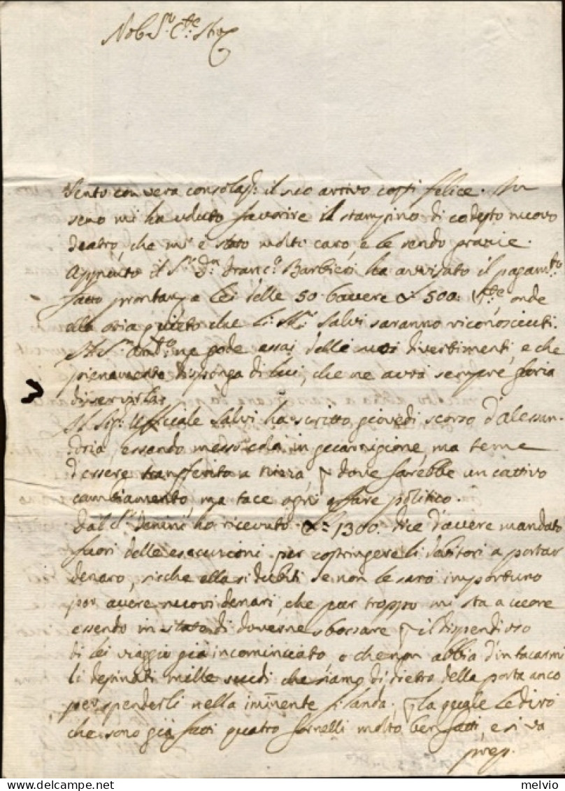 1792-Brescia 20 Maggio Lettera Di Francesco Uccelli - Documents Historiques