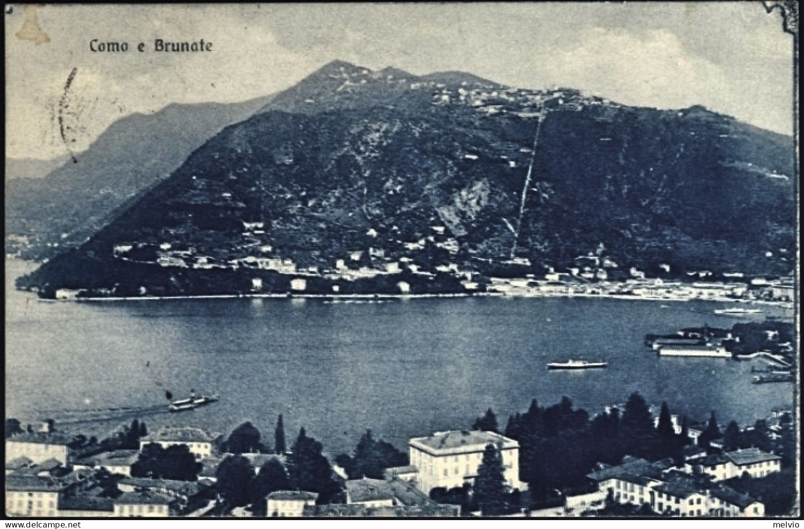 1912-"Como E Brunate"rispedizione - Como
