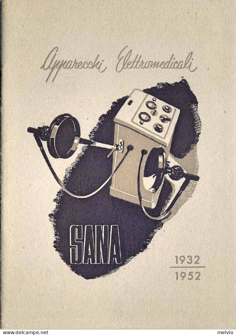 1952-Depliant Illustrato Di 24 Pagine Con Prodotti Per Apparecchi Elettromedical - Advertising