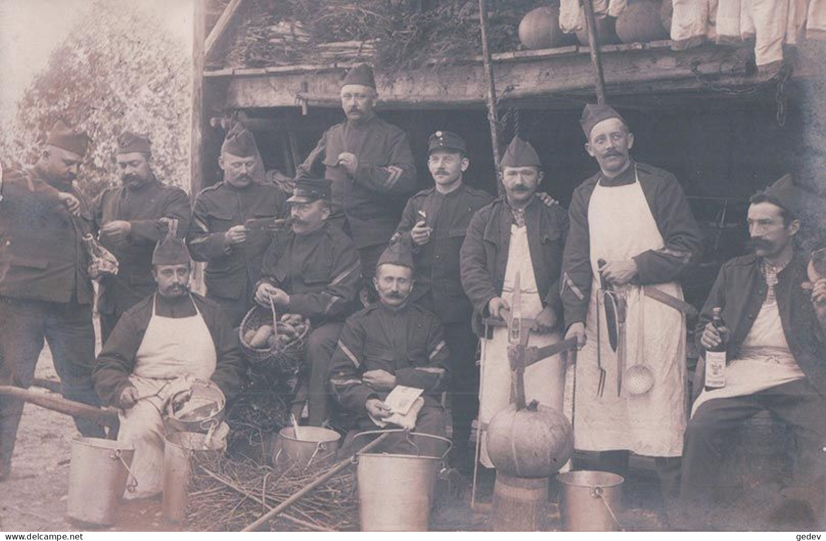 Armée Suisse, La Cuisine En Campagne (14.10.1909) - Autres & Non Classés