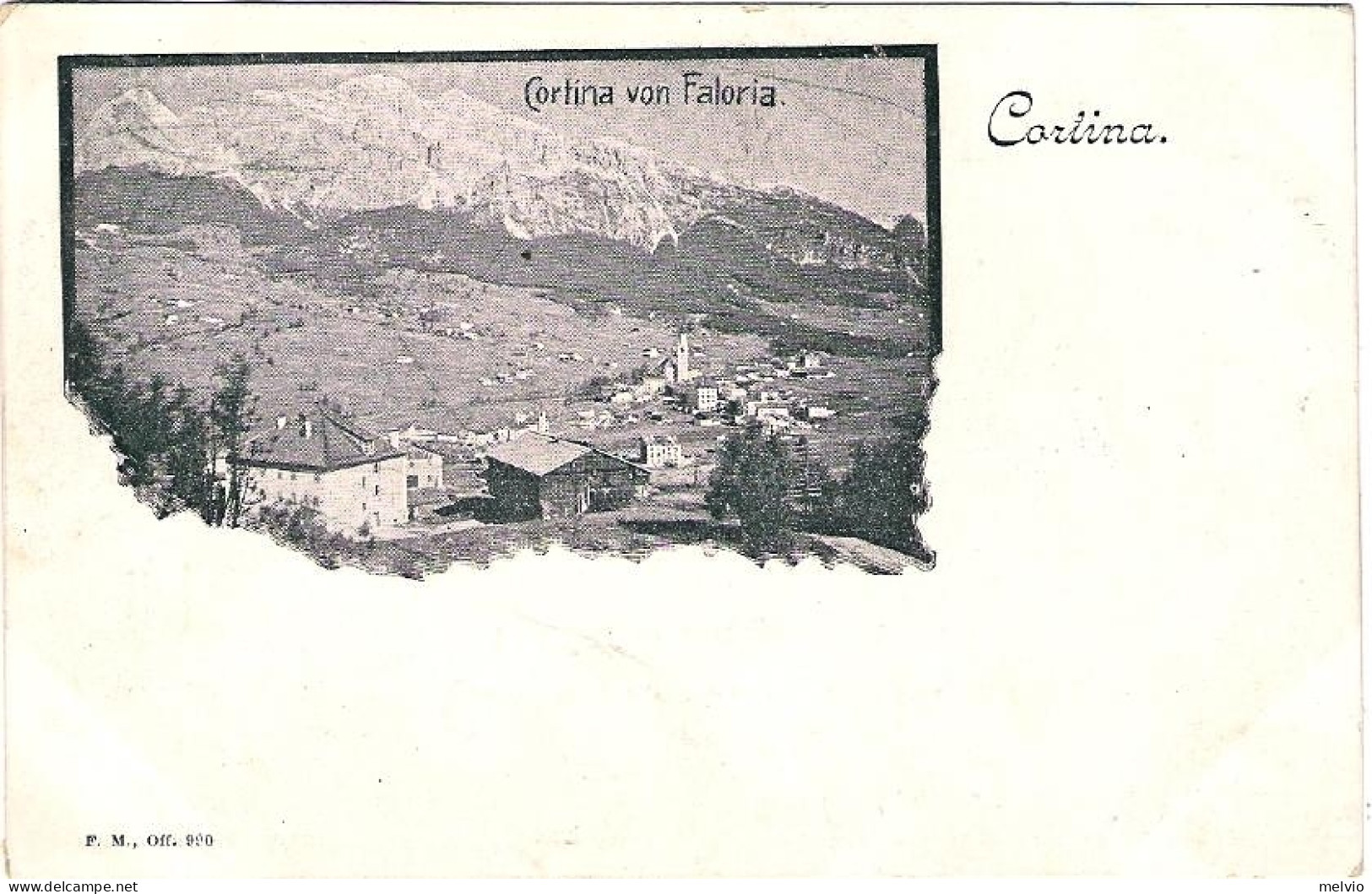 1900circa-"Cortina Von Faloria" - Belluno