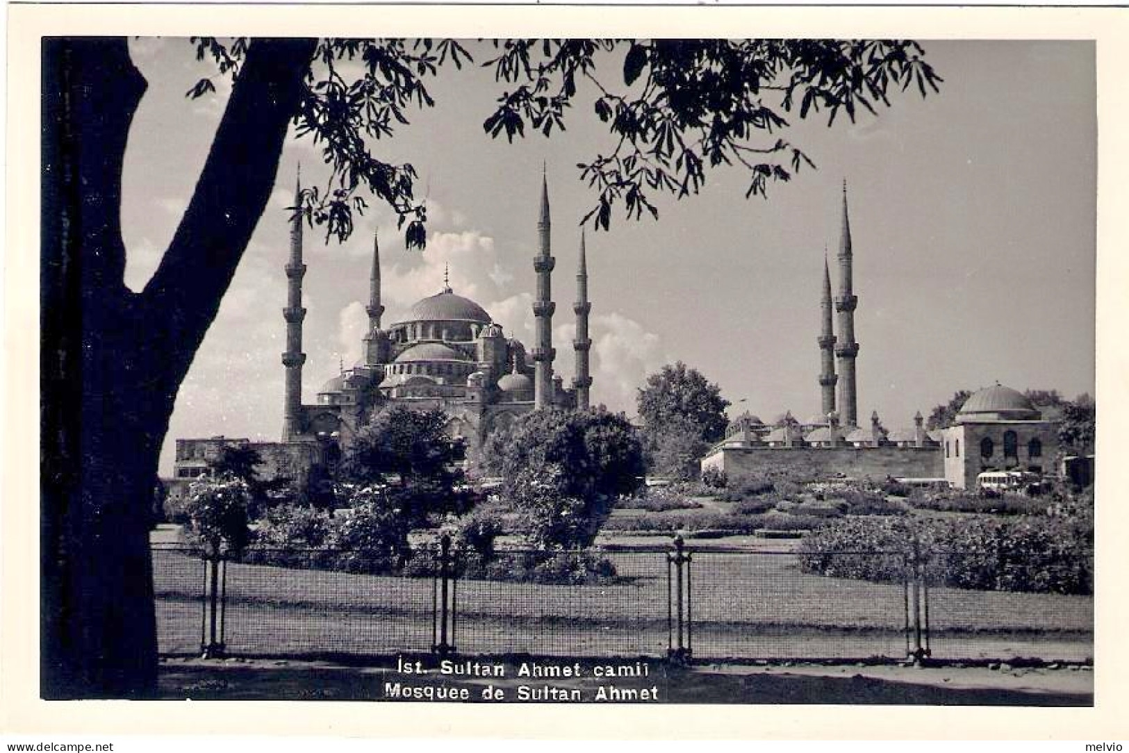 1950circa-Turchia Cartolina Foto "Mosquee De Sultan Ahmet" - Turchia