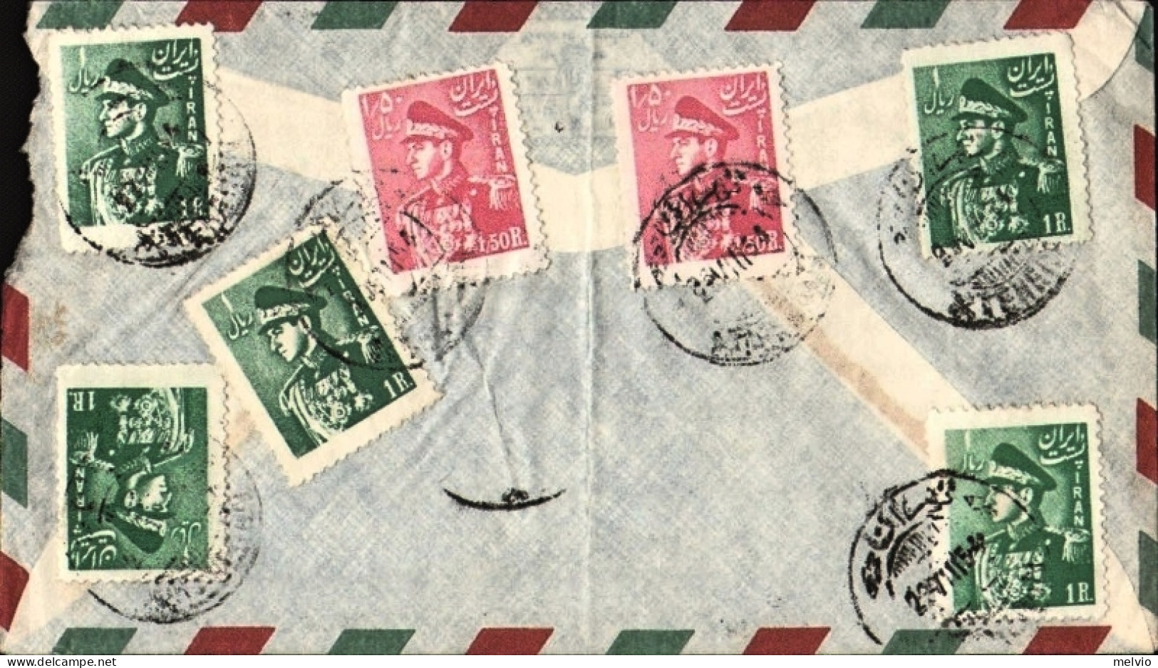 1954-Iran Lettera Diretta In Germania - Irán