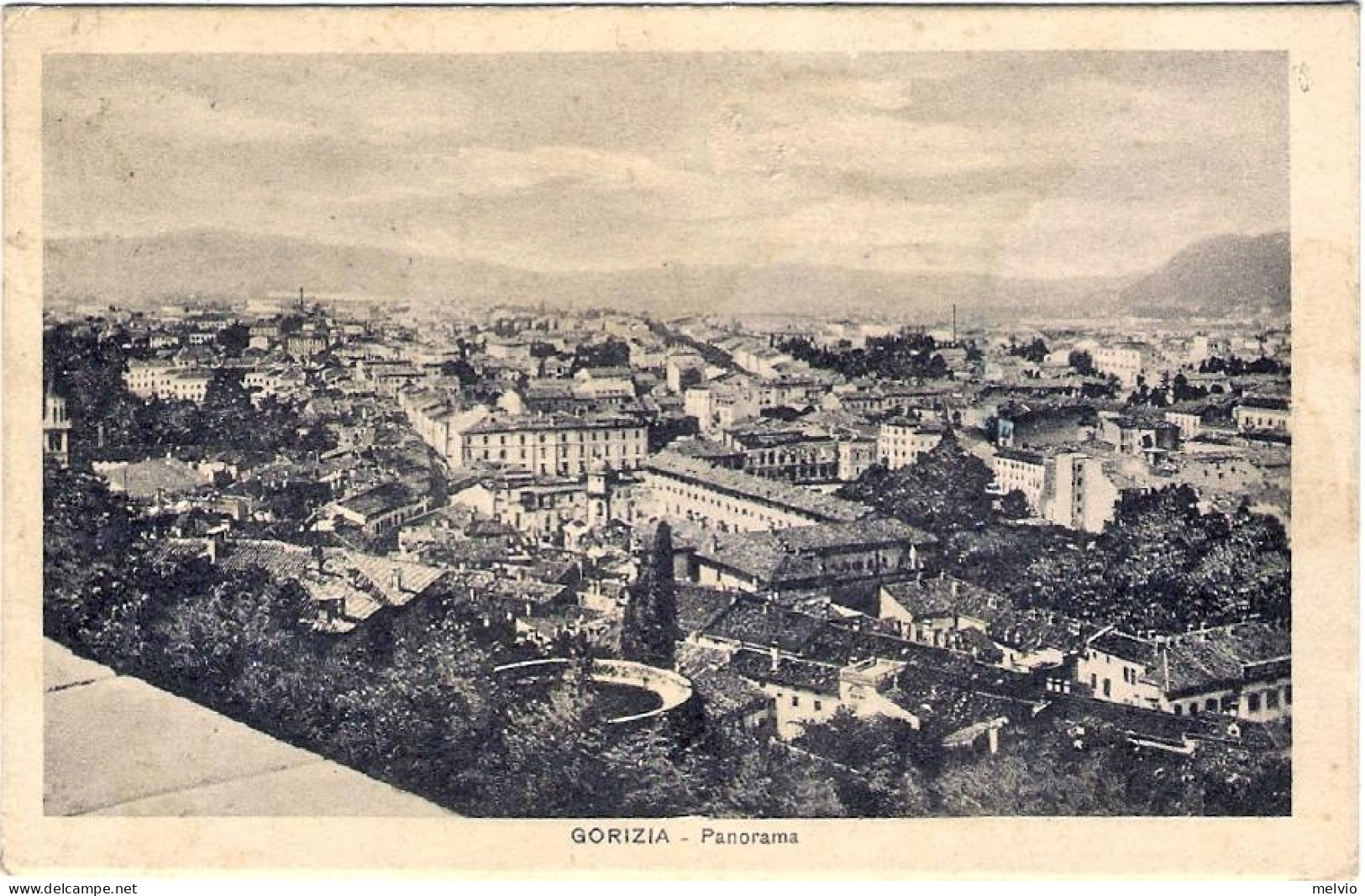 1938-"Gorizia Panorama"viaggiata - Gorizia