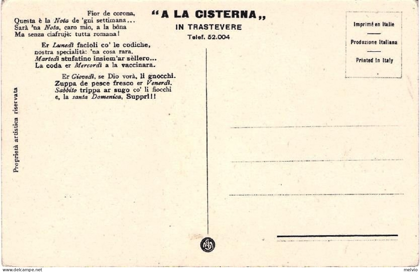 1950circa-"Partenza Di Cacciatori Per La Distruzione Del Regno Animale" Pubblici - Reclame