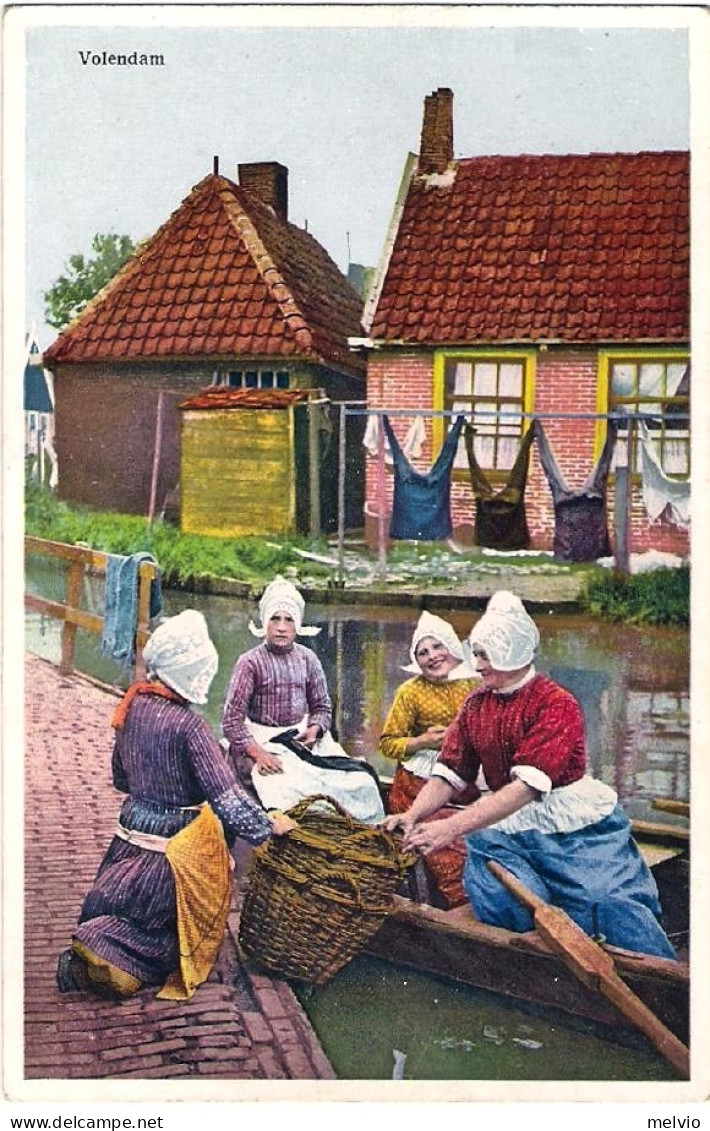1930circa-Olanda Cartolina "Volendam" - Altri & Non Classificati