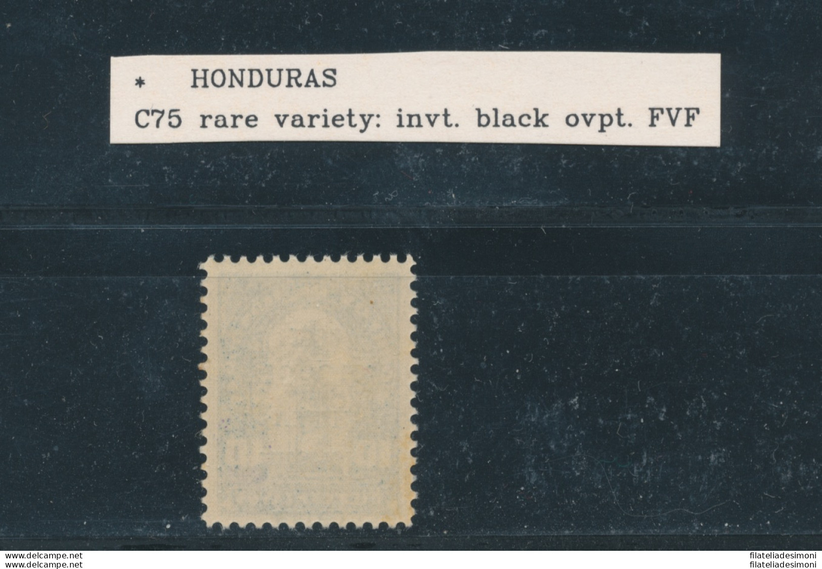 1932 HONDURAS, YT PA 58  MLH* -  VARIETA' SOVRASTAMPA CAPOVOLTA - Autres - Amérique
