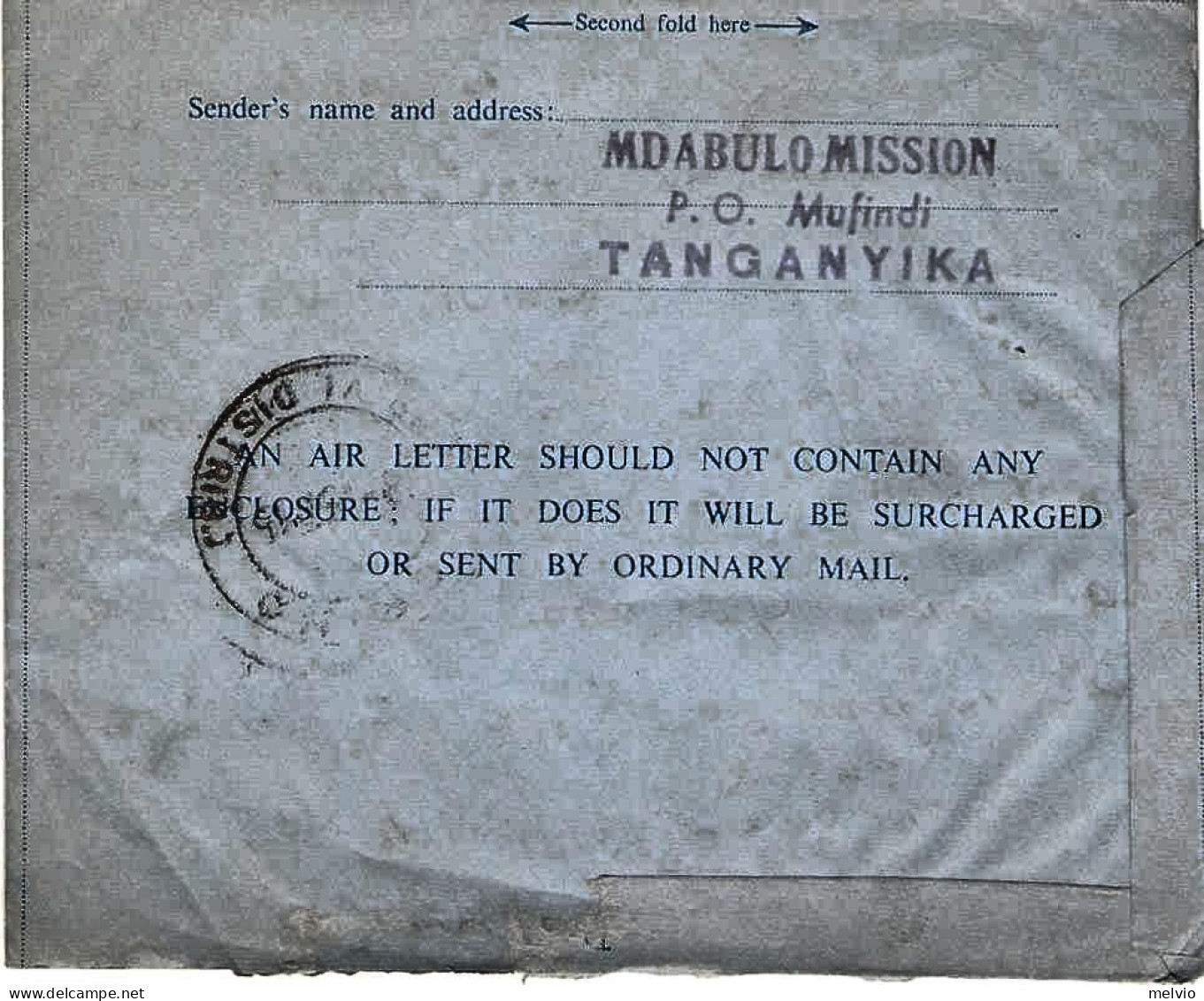 1957-Kenya Tanganyka Uganda Diretta In Italia Con Bella Affrancatura E Con All'i - Kenya, Uganda & Tanganyika