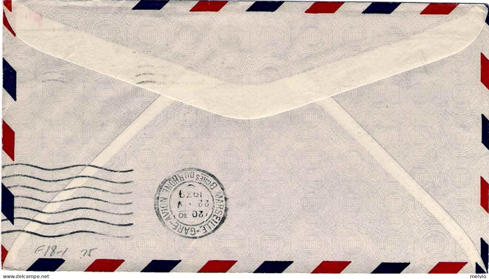 1939-U.S.A. Con Bel Cachet Trans-Atlantic FAM 18 "New York-Marsiglia" - 1c. 1918-1940 Lettres