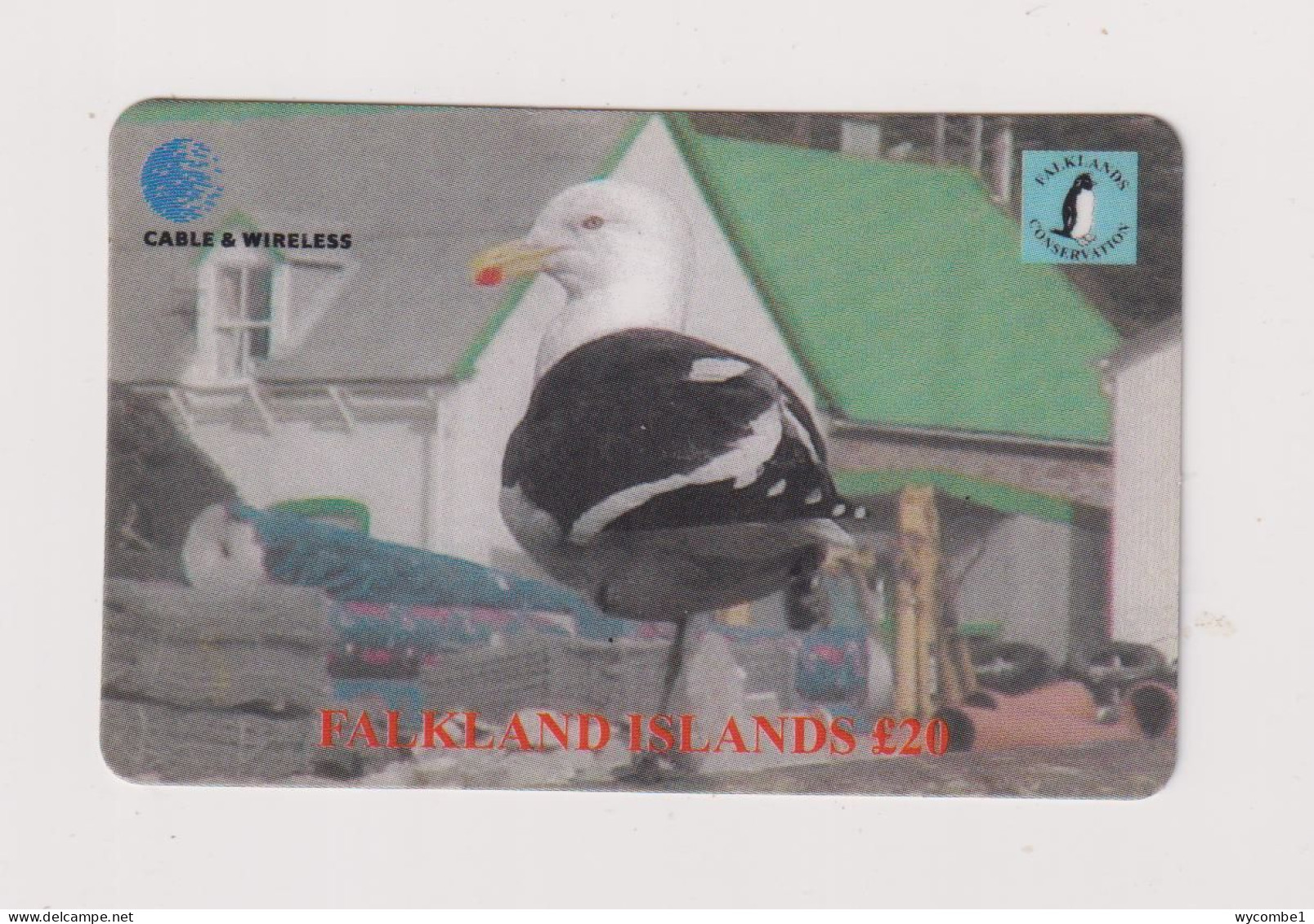 FALKLAND ISLANDS - Sea Gull Remote Phonecard - Falkland Islands