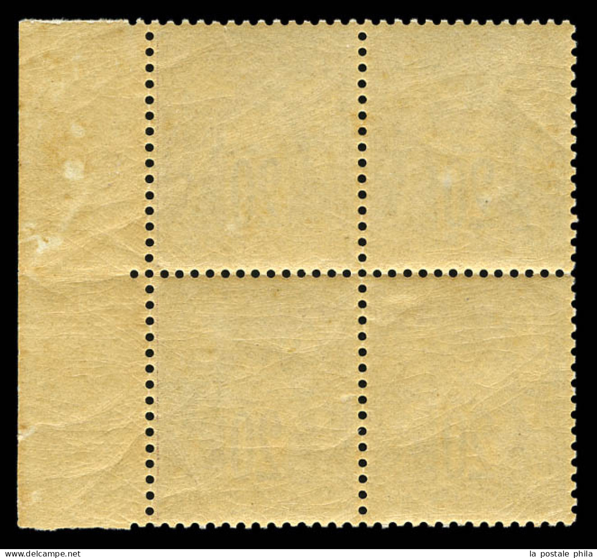 ** N°67, 20c Brun-lilas Type I, Bloc De Quatre Bord De Feuille, Fraîcheur Postale, Très Bon Centrage. SUPERBE. R.R.R (ce - 1876-1878 Sage (Tipo I)