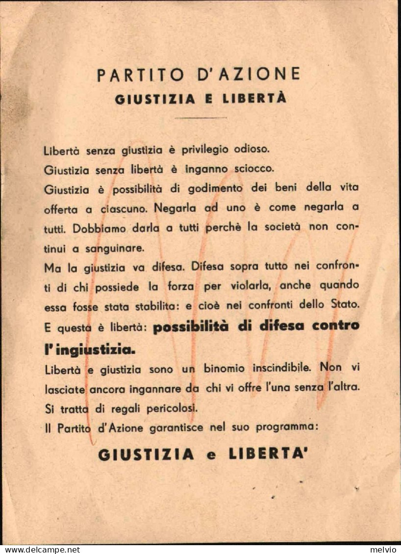 1945-annotazione Per Il Comune Di Codogno Ad Opera Del Questore Di Milano Utiliz - Marcophilia