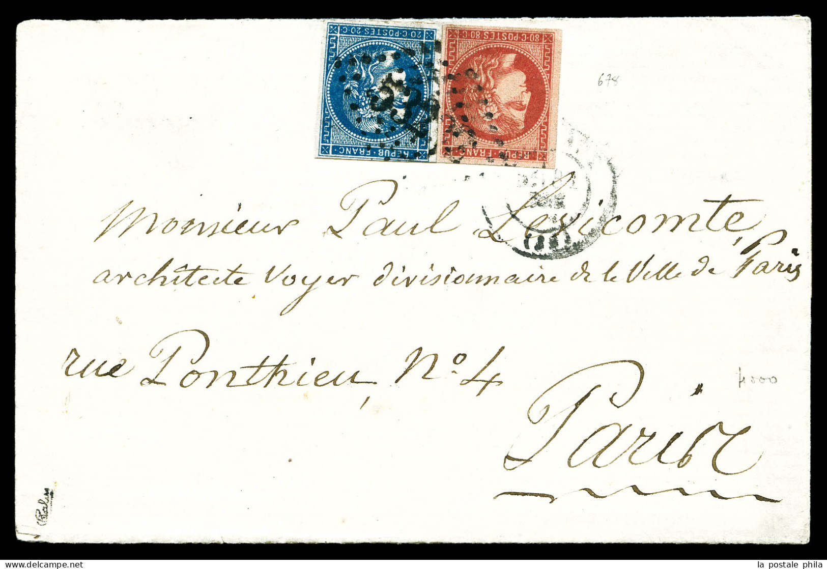 O Boule De Moulins 20c Bordeaux T II Et 80c Bordeaux Obl GC 533 Et Càd De BORDEAUX Du 31 Déc 1870 Sur Lettre Avec Texte. - Guerre De 1870