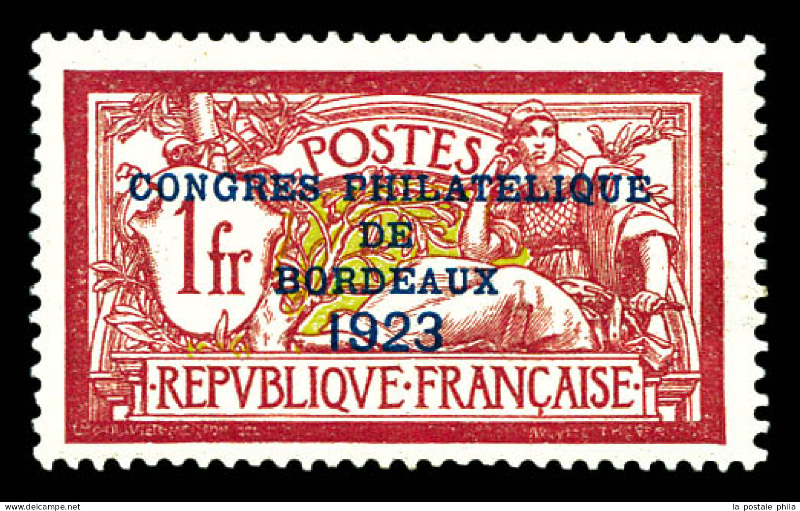 * N°182, Congrès De Bordeaux De 1923, Bon Centrage, TTB (signé Calves)  Qualité: *  Cote: 600 Euros - Unused Stamps