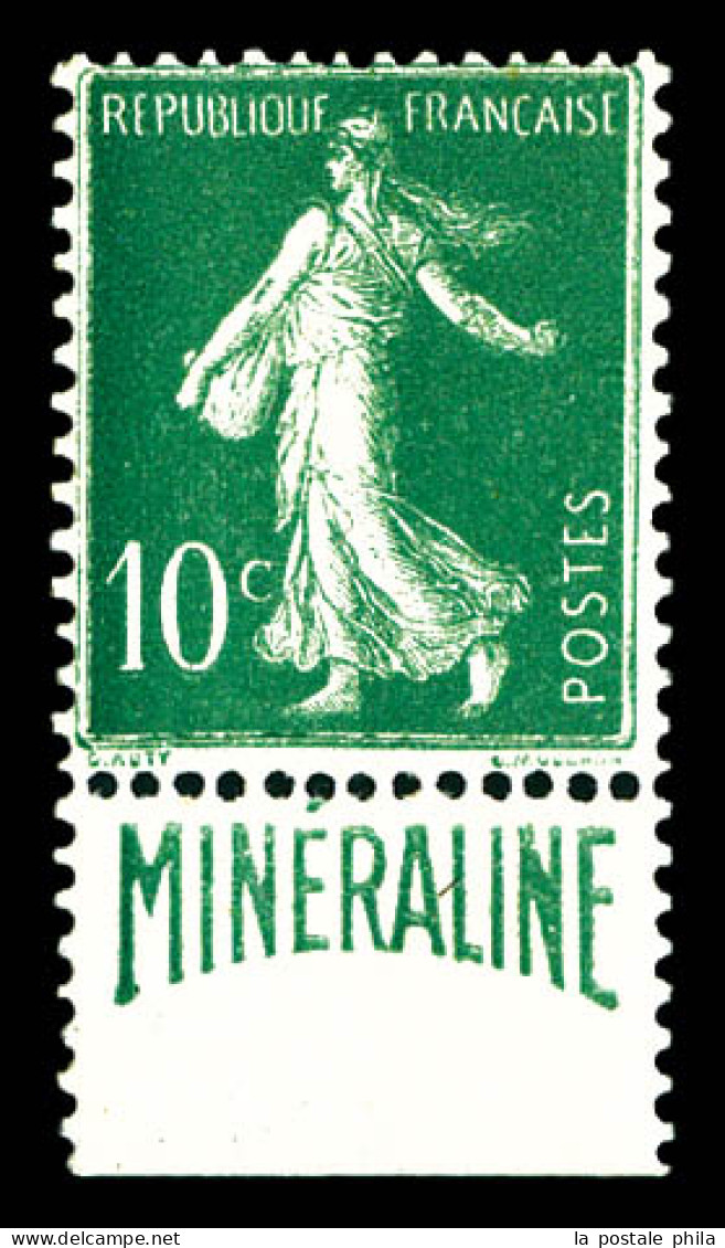 * N°188A, Minéraline, 10c Vert, Très Bon Centrage, TB (certificat)  Qualité: *  Cote: 700 Euros - Unused Stamps