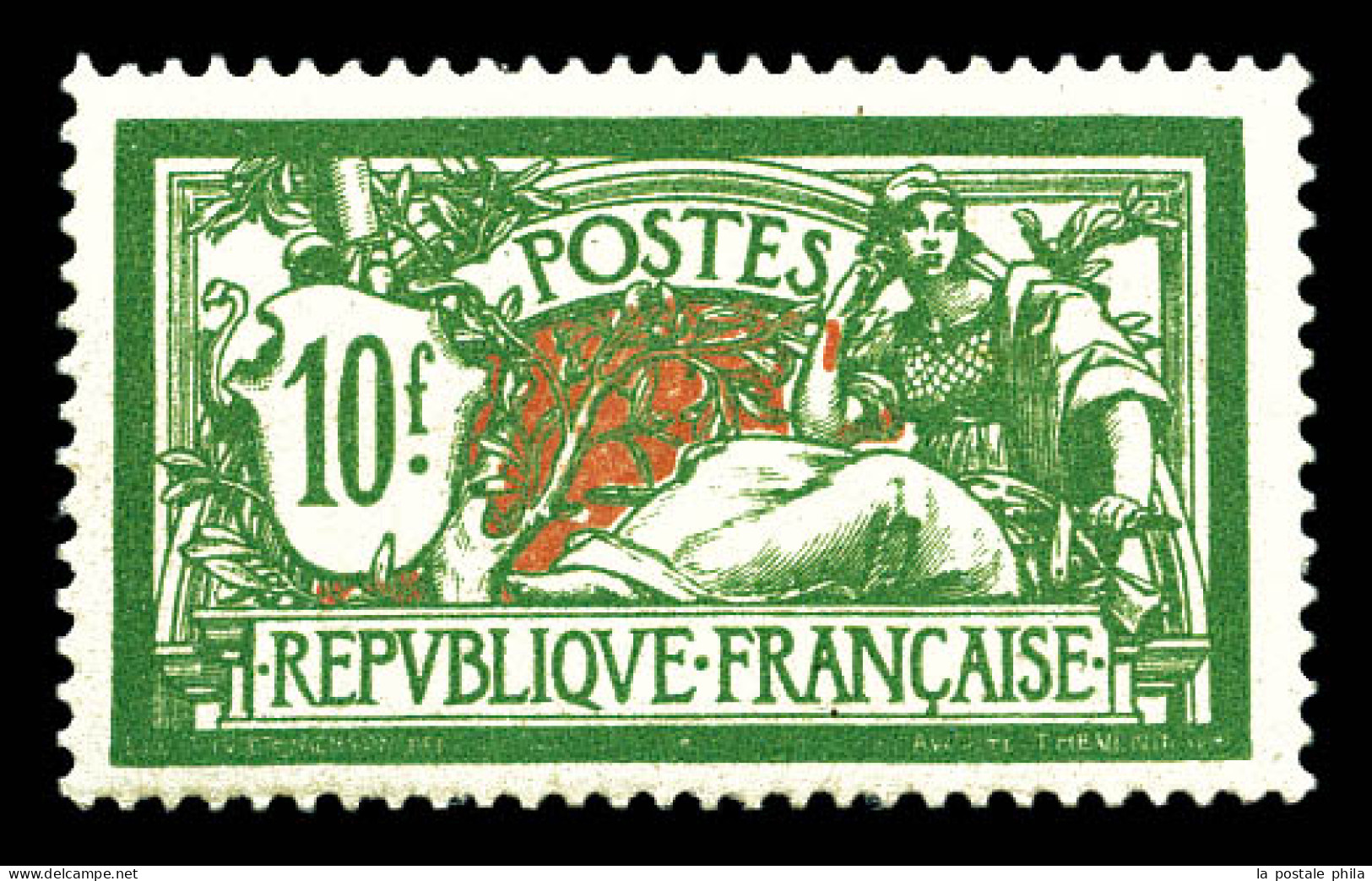 ** N°207, 10F Merson, Bon Centrage. TTB (signé Calves)  Qualité: **  Cote: 350 Euros - Unused Stamps