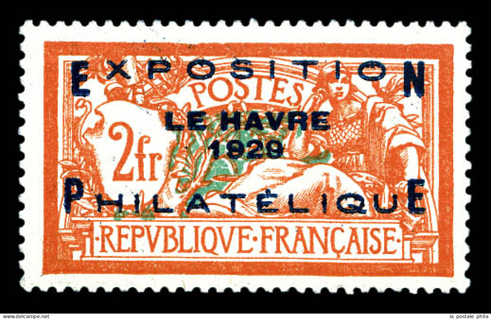 ** N°257A, Exposition Du Havre De 1929, Bon Centrage. TTB (certificat)  Qualité: **  Cote: 1650 Euros - Neufs